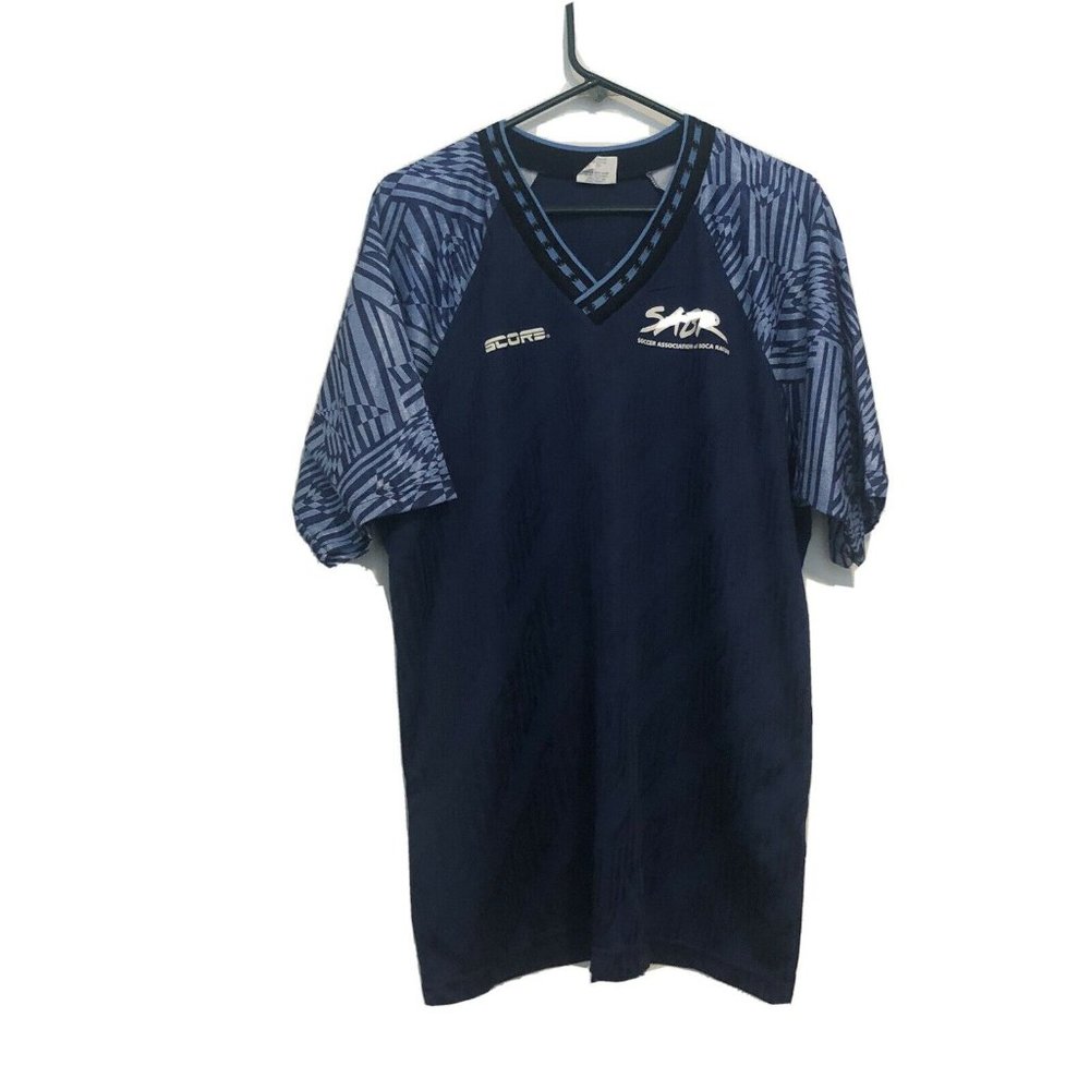 Vintage Score Soccer Jersey SABR Soccer Association Of Boca Raton Women’s XL